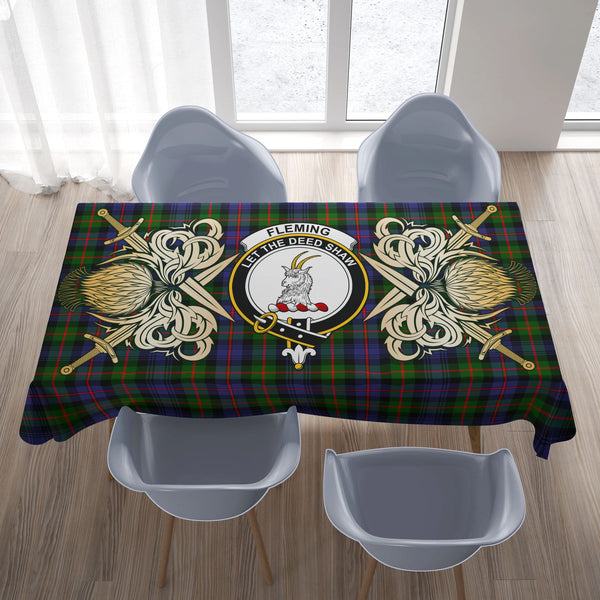 Fleming Tartan Tablecloth Courage Symbol Style
