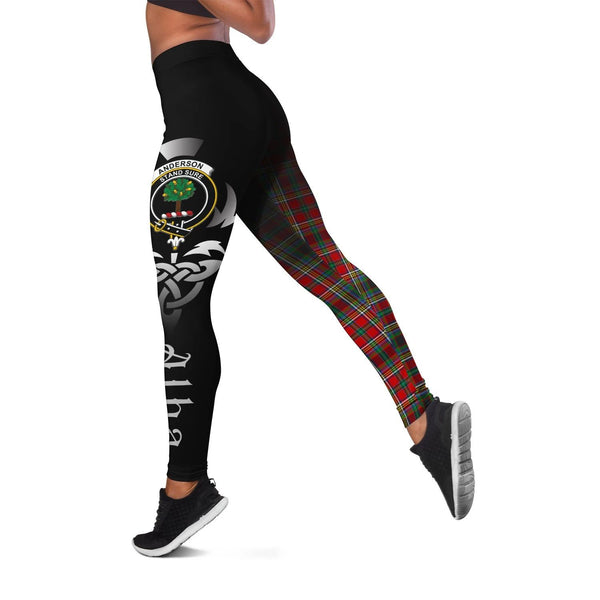 Anderson of Arbrake Crest Tartan Alba Celtic Leggings | Over 500 Tartans | Special Custom Design