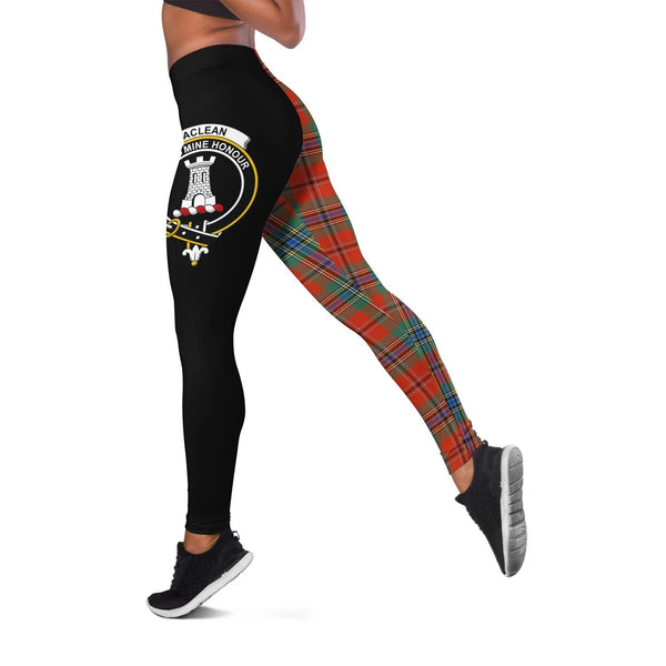 MacLean of Duart Ancient Crest Tartan Leggings | Over 500 Tartans | Special Custom Design