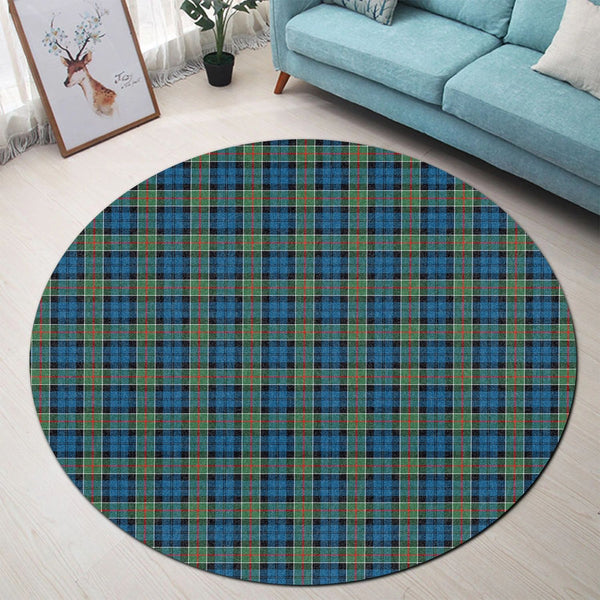 Scottish Tartan Colquhoun Ancient Clan Round Rug