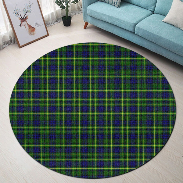 Scottish Tartan Campbell of Breadalbane Modern Clan Round Rug