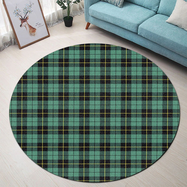 Scottish Tartan Wallace Hunting Ancient Clan Round Rug