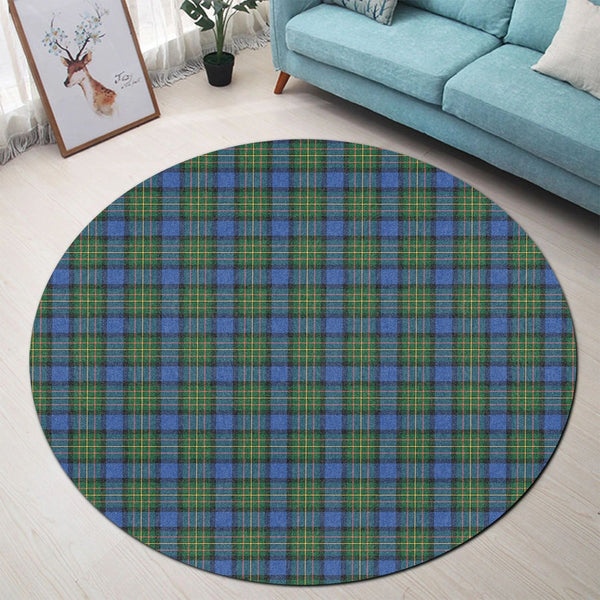 Scottish Tartan MacLaren Ancient Clan Round Rug