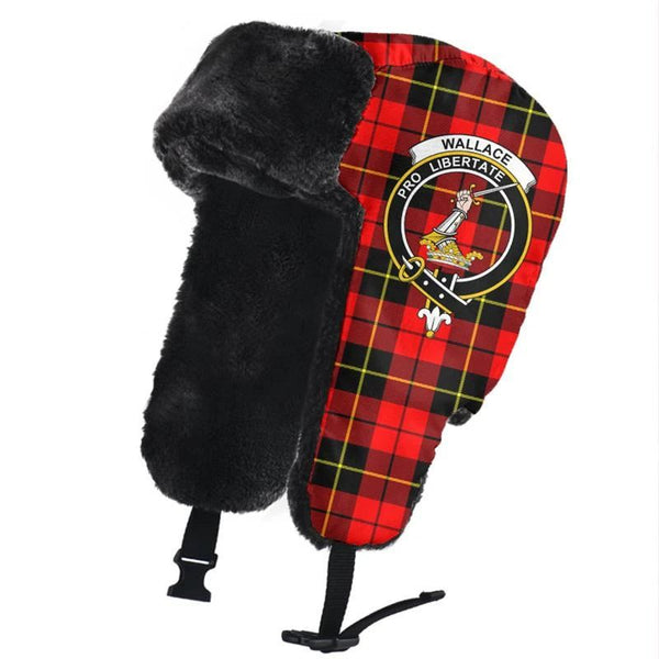 Wallace Hunting Ancient Tartan Crest Trapper Hat