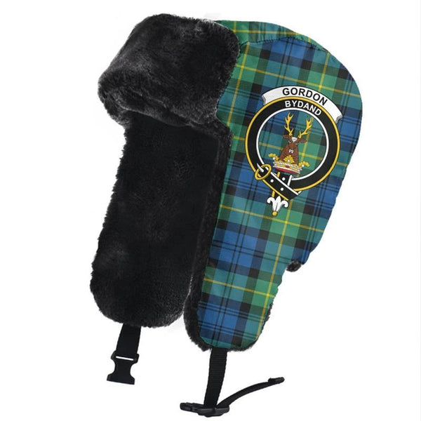 Gordon Ancient Tartan Crest Trapper Hat