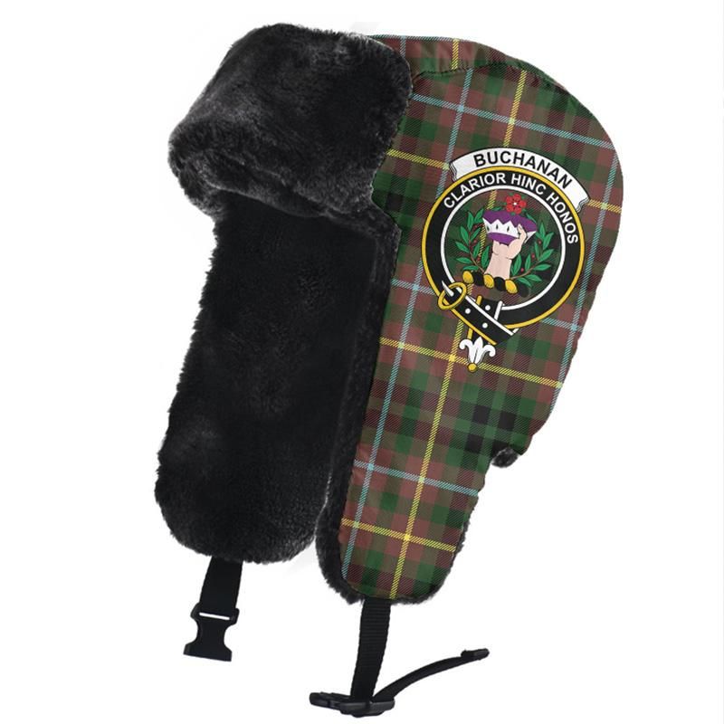 Buchanan Ancient Tartan Crest Trapper Hat