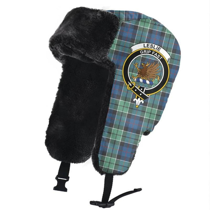 Leslie Hunting Ancient Tartan Crest Trapper Hat