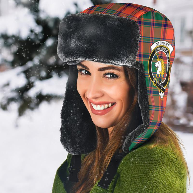 Stewart of Appin Ancient Tartan Crest Trapper Hat