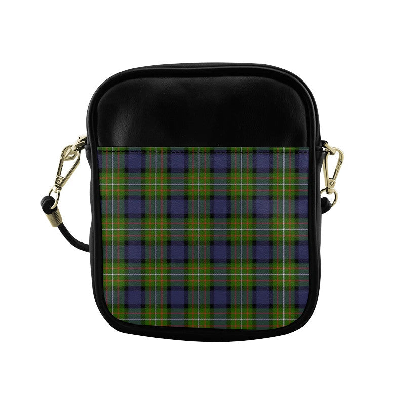 Fergusson Modern Tartan Plaid Sling Bag