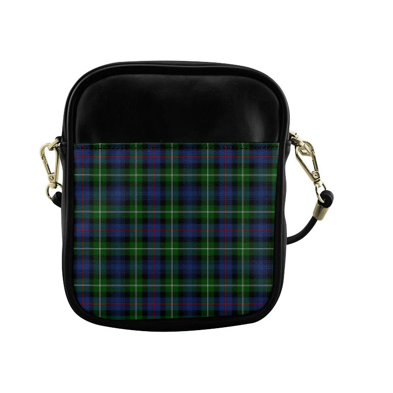 MacKenzie Modern Tartan Plaid Sling Bag