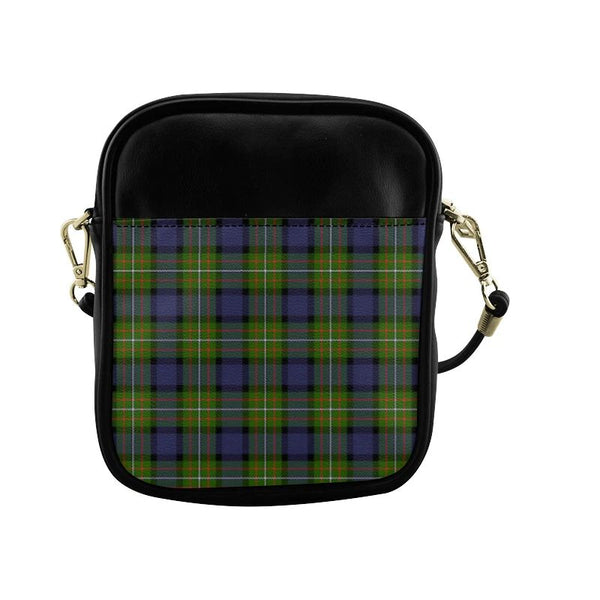 Fergusson Modern Tartan Plaid Sling Bag