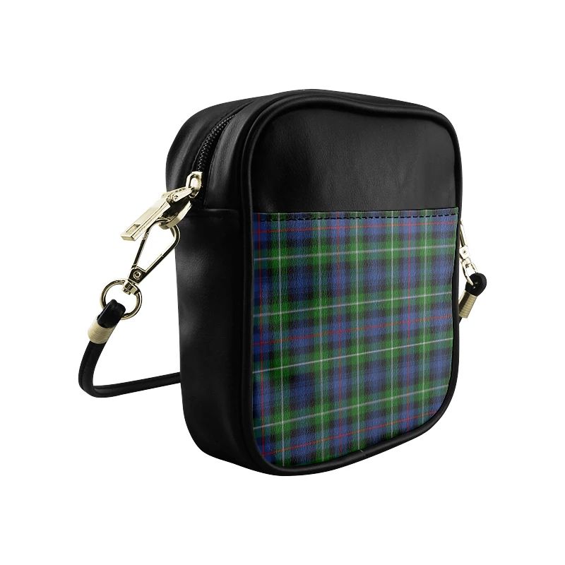 MacKenzie Modern Tartan Plaid Sling Bag