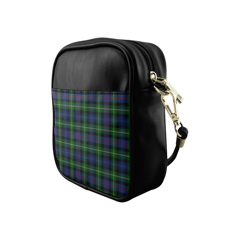 MacKenzie Modern Tartan Plaid Sling Bag