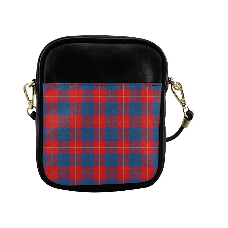 Galloway Red Tartan Plaid Sling Bag