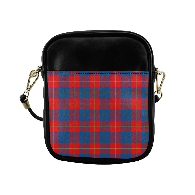 Galloway Red Tartan Plaid Sling Bag