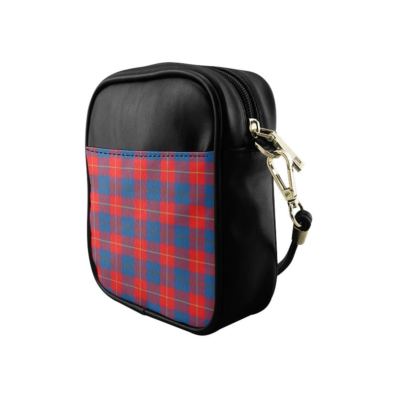 Galloway Red Tartan Plaid Sling Bag