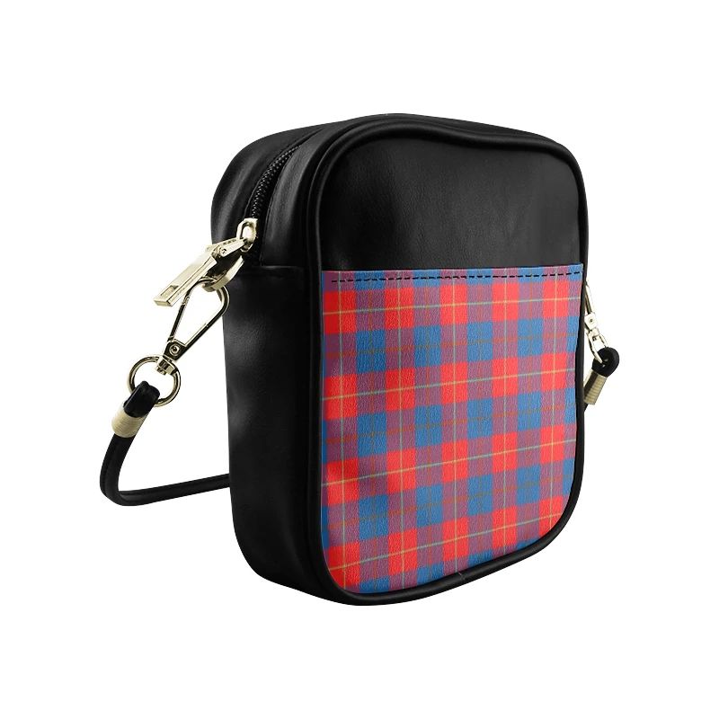 Galloway Red Tartan Plaid Sling Bag