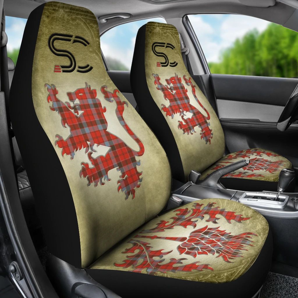 Robertson Weathered Tartan Car Seat Cover Thistle Special Style