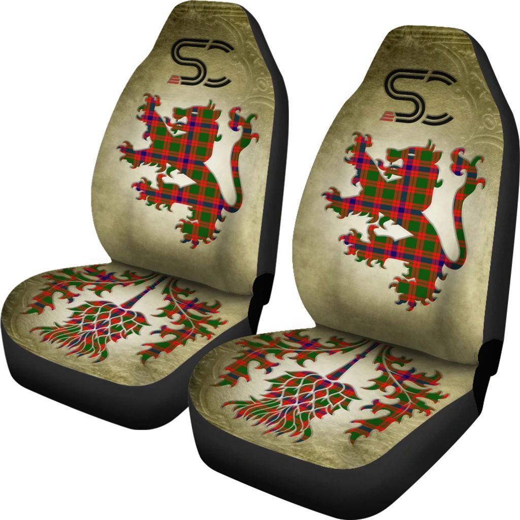 Skene Modern Tartan Car Seat Cover Thistle Special Style