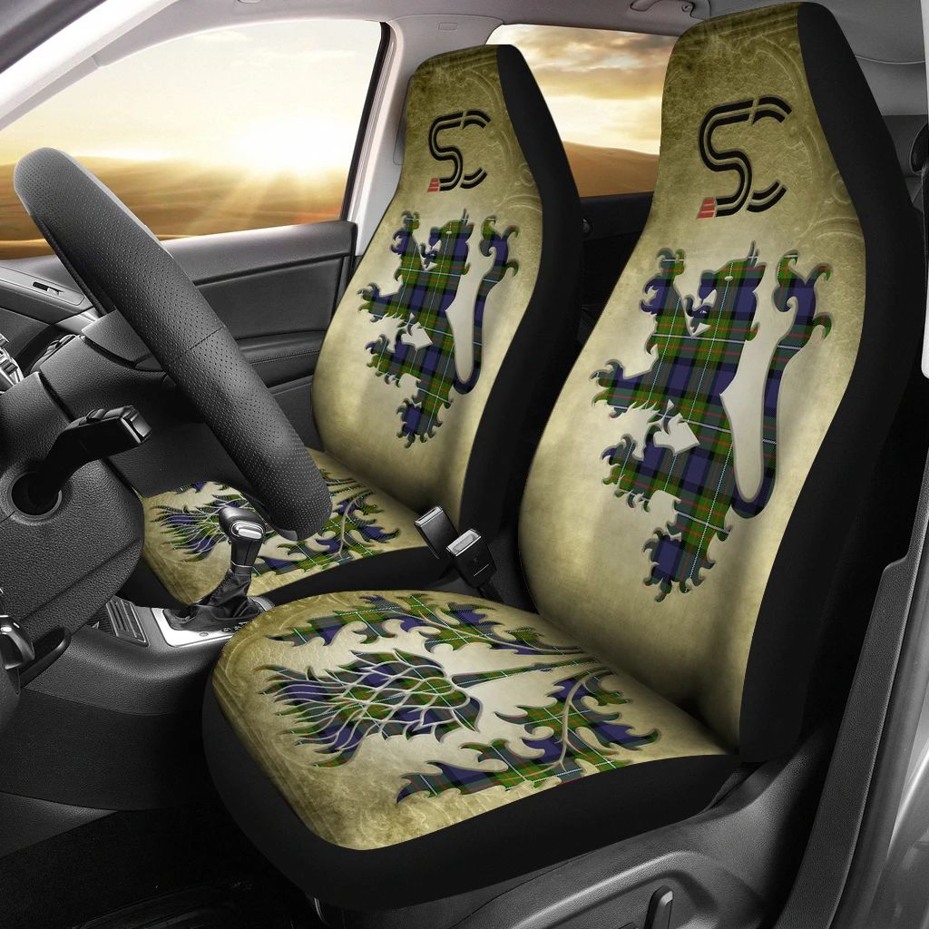 Fergusson Modern Tartan Car Seat Cover Thistle Special Style