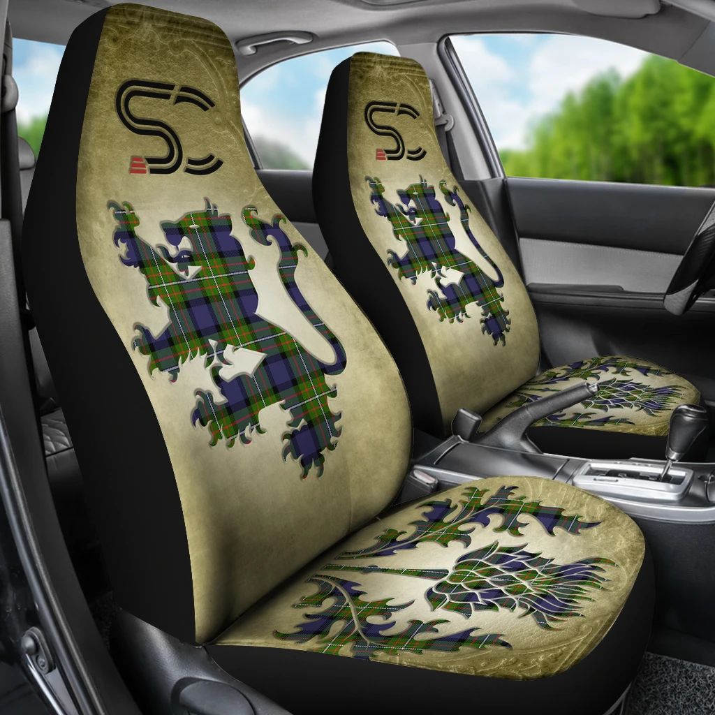 Fergusson Modern Tartan Car Seat Cover Thistle Special Style