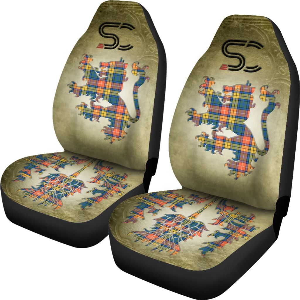 Buchanan Ancient Tartan Car Seat Cover Thistle Special Style