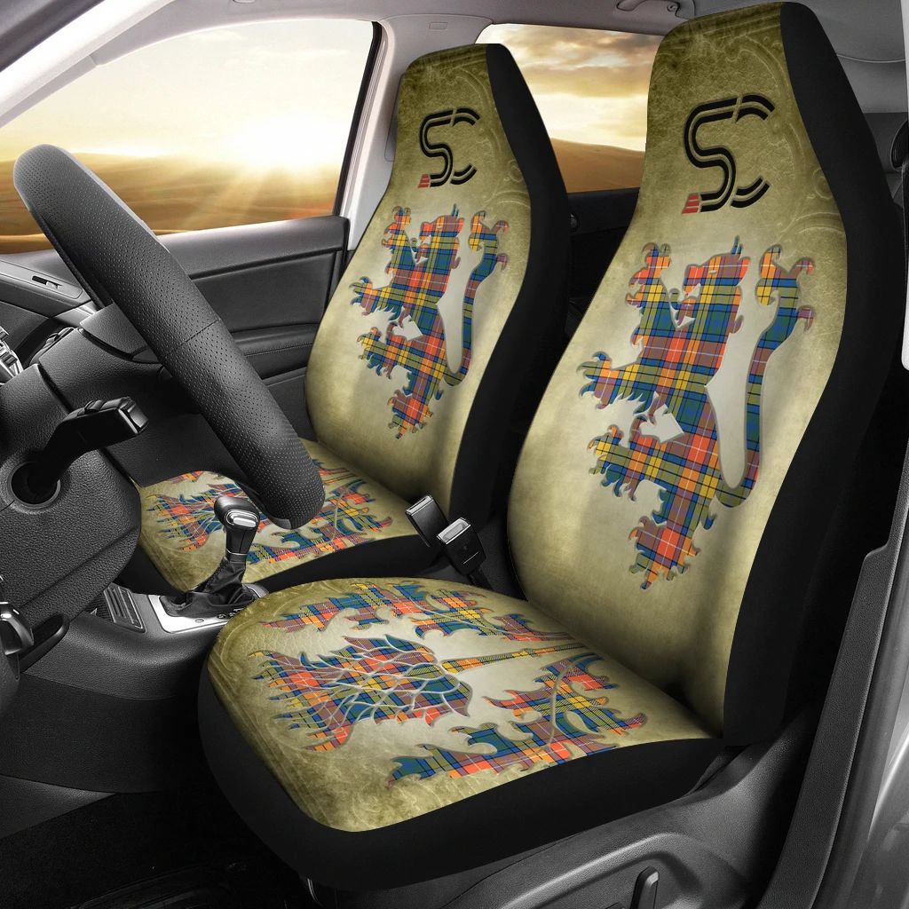 Buchanan Ancient Tartan Car Seat Cover Thistle Special Style