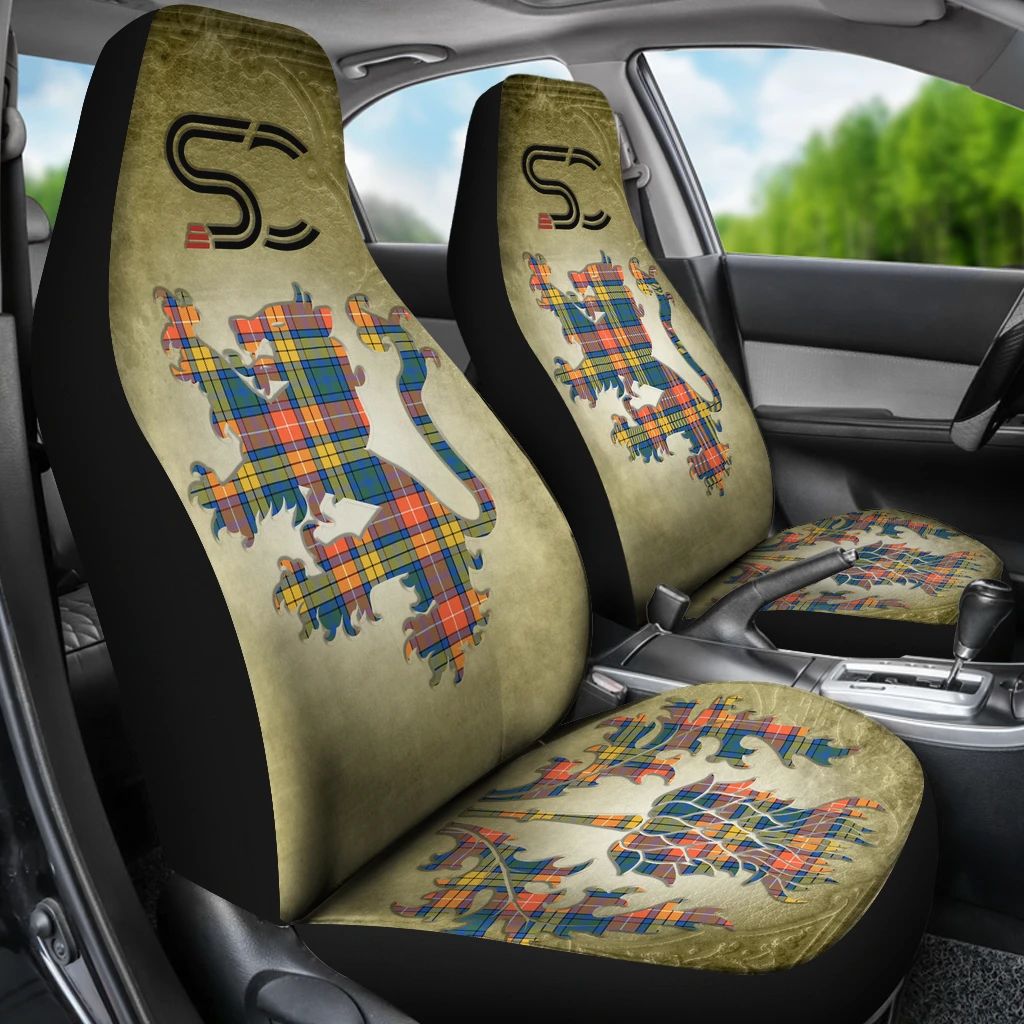 Buchanan Ancient Tartan Car Seat Cover Thistle Special Style