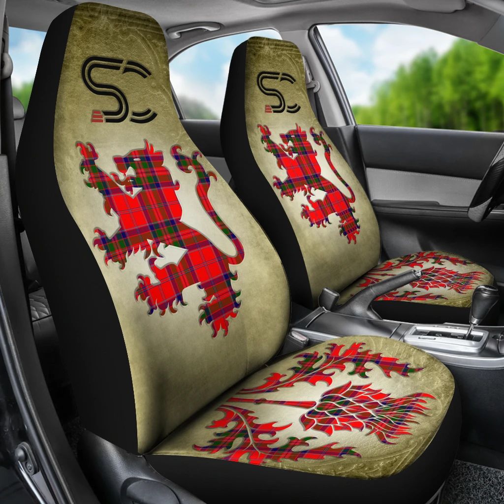 MacGillivray Modern Tartan Car Seat Cover Thistle Special Style