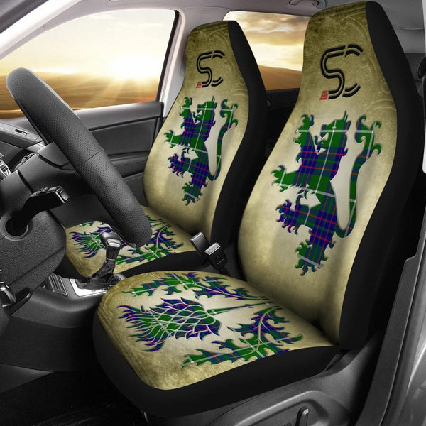 MacIntyre Hunting Modern Tartan Car Seat Cover Thistle Special Style