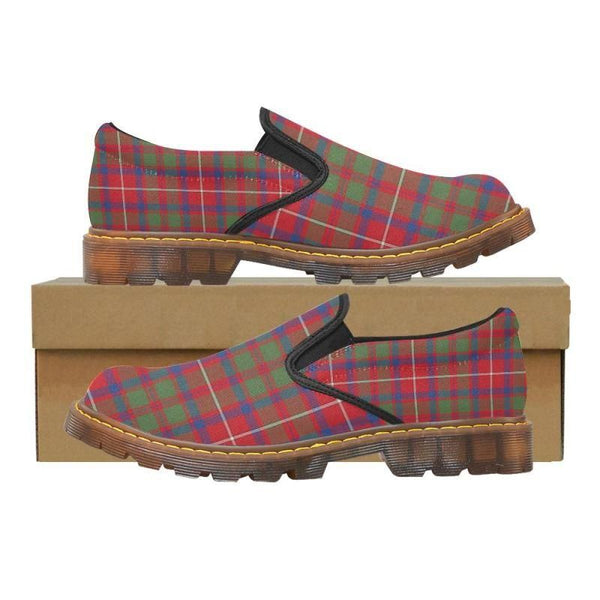 Shaw Red Modern Tartan Plaid Martin Loafer