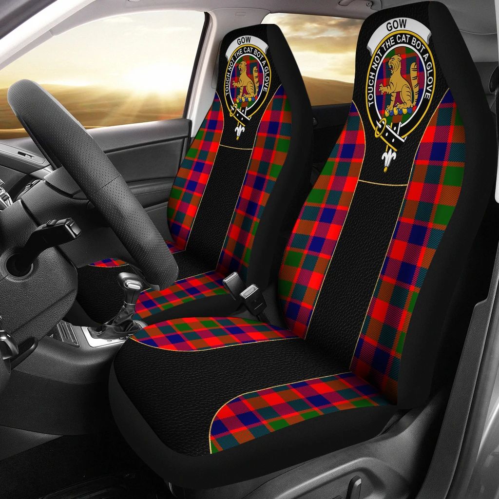 Gow (Or Mcgouan) Tartan Car Seat Cover Special Style