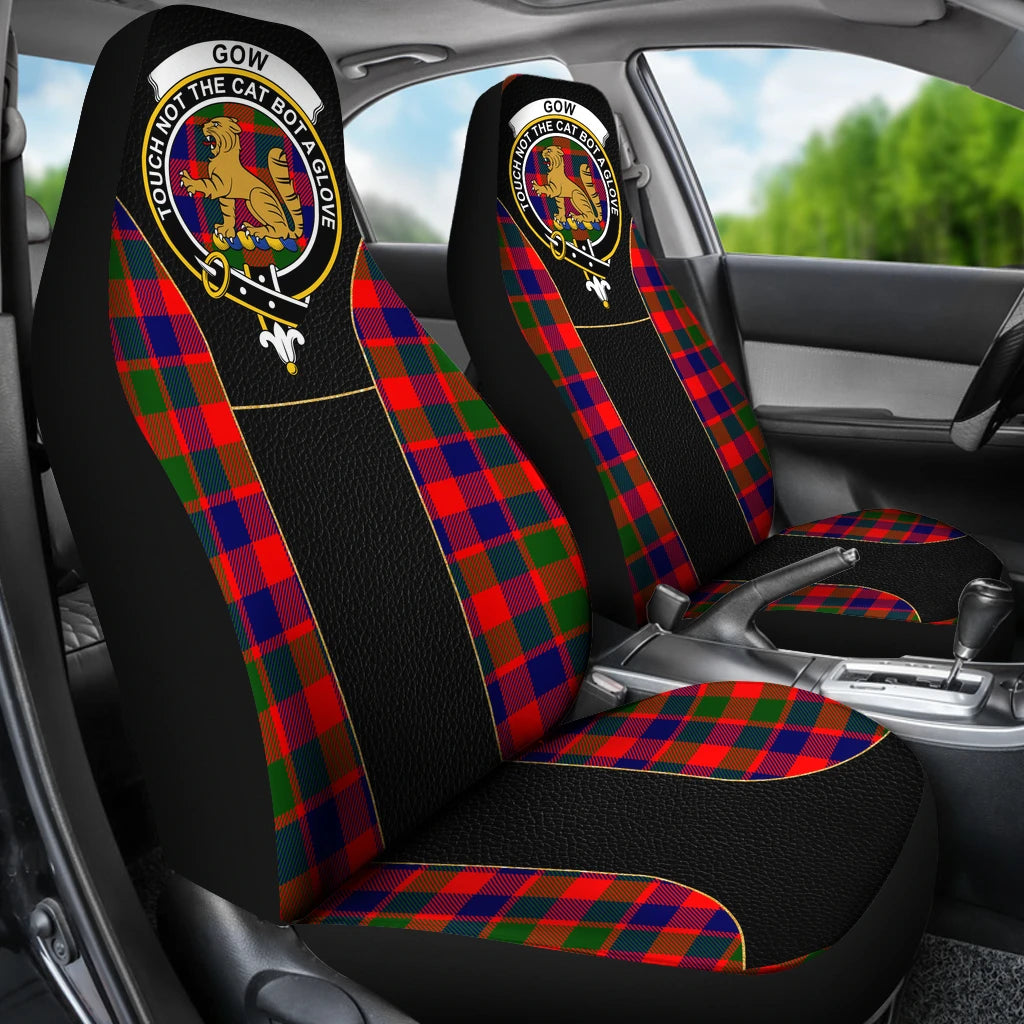 Gow (Or Mcgouan) Tartan Car Seat Cover Special Style