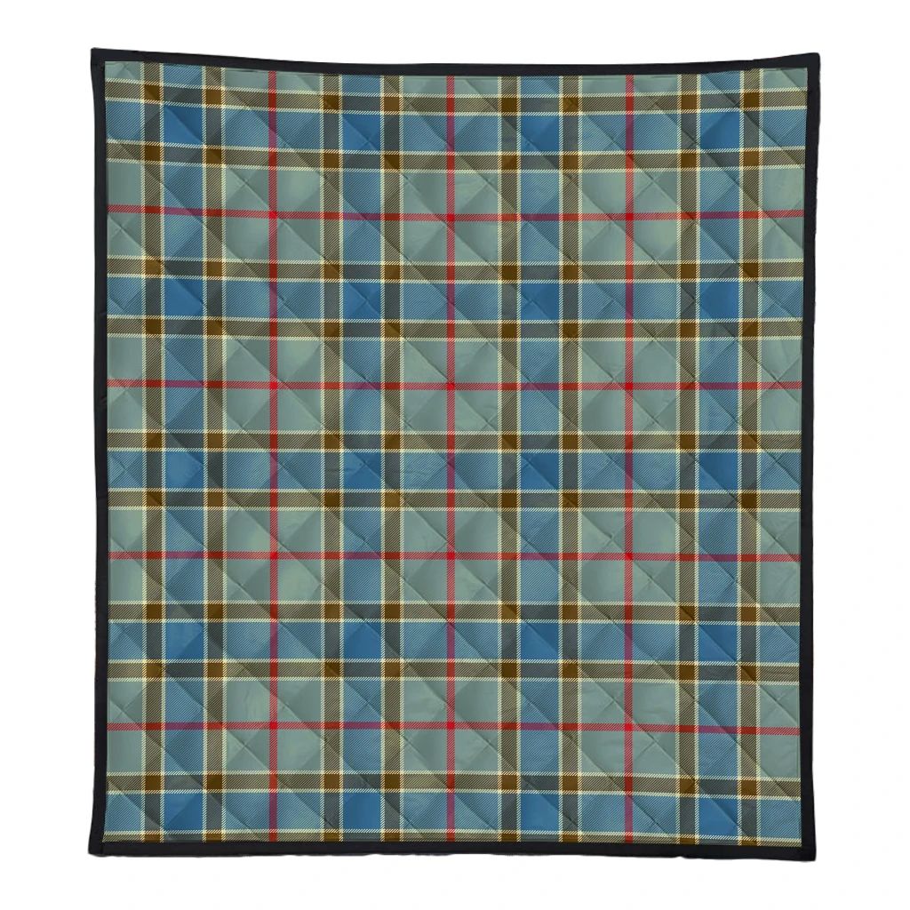 Balfour Blue Tartan Classic Premium Quilt