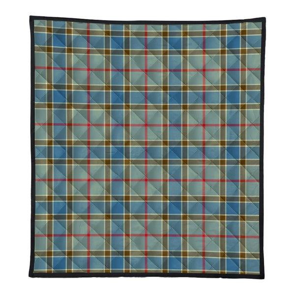 Balfour Blue Tartan Classic Premium Quilt