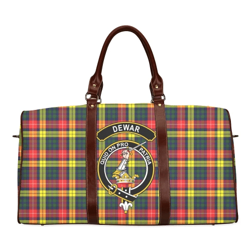 Dewar Tartan Crest Travel Bag