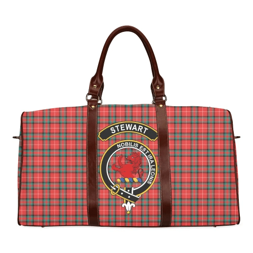 Stewart (Stuart) of Bute Tartan Crest Travel Bag