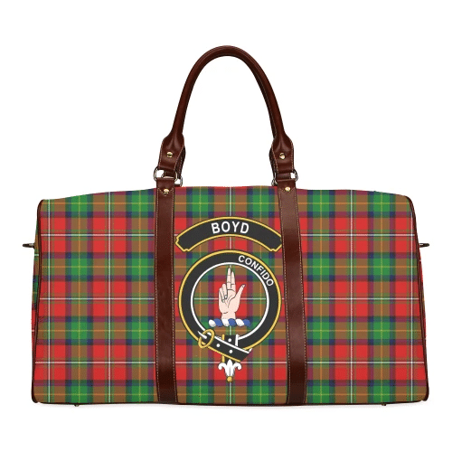 Boyd Tartan Crest Travel Bag