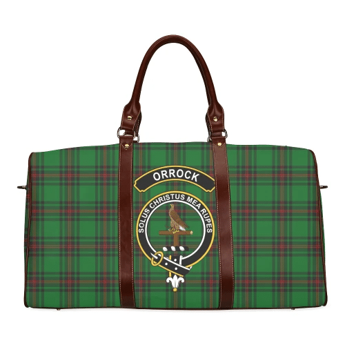 Orrock Tartan Crest Travel Bag