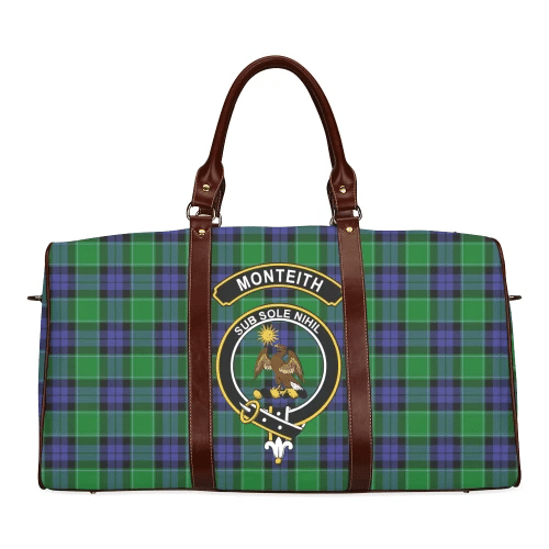 Monteith Tartan Crest Travel Bag