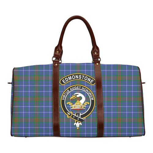 Edmonstone (of Duntreath) Tartan Crest Travel Bag