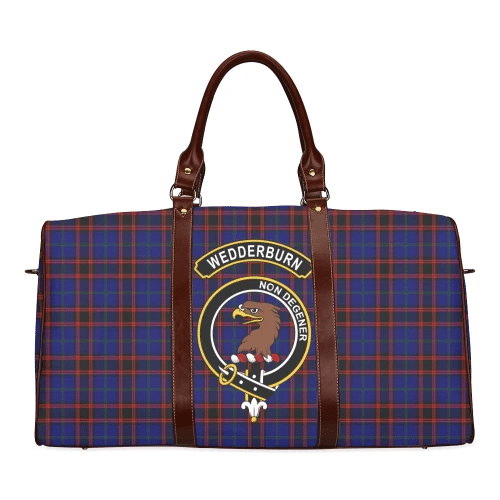 Wedderburn Tartan Crest Travel Bag