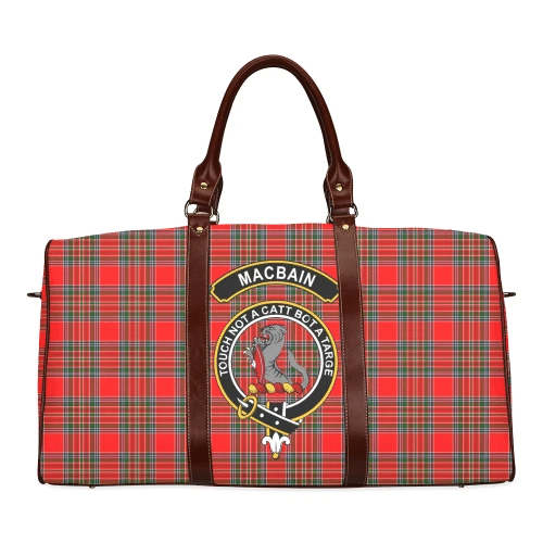MacBain Tartan Crest Travel Bag