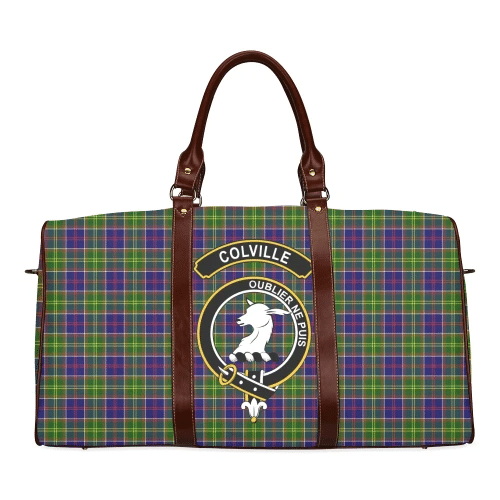 Colville Tartan Crest Travel Bag