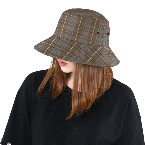 Scottish Tartan Macintyre Hunting Weathered Clan Bucket Hat