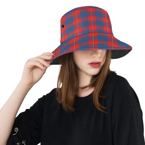 Scottish Tartan Galloway Red Clan Bucket Hat