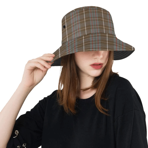 Scottish Tartan Macintyre Hunting Weathered Clan Bucket Hat