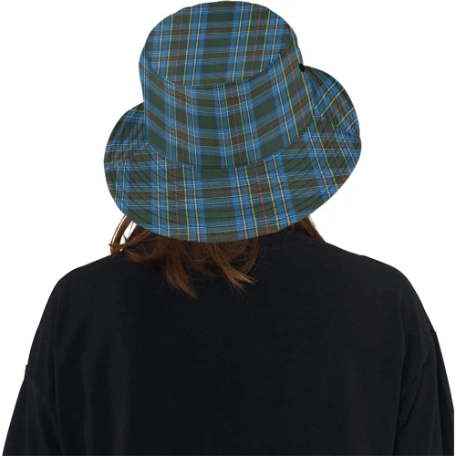 Scottish Tartan Cockburn Modern Clan Bucket Hat