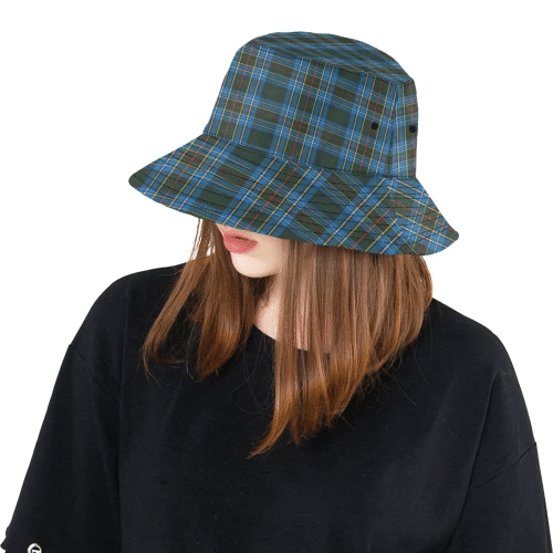 Scottish Tartan Cockburn Modern Clan Bucket Hat