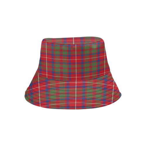 Scottish Tartan Shaw Red Modern Clan Bucket Hat